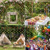 4Pcs Rainbow Wind Spinner - Colorful Hanging Wave Windsock