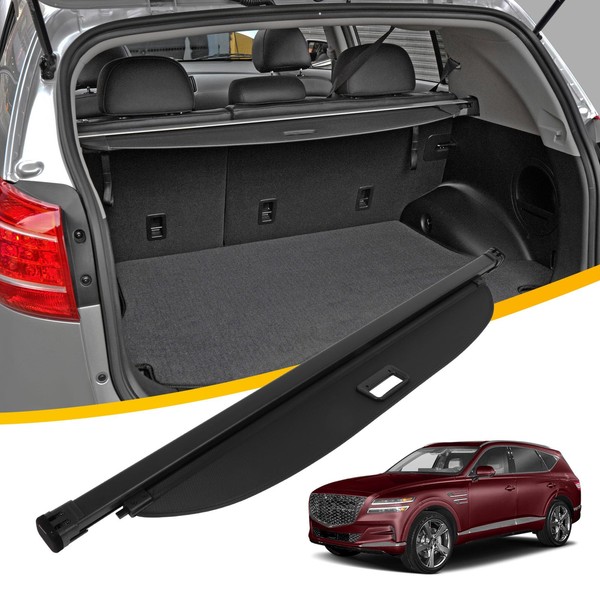 OCPTY Rear Trunk Cargo Cover 2021-2024 2025 Fit for Genesis