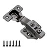 10 Pack Full Overlay Soft Close Cabinet Hinges 105° Frameless