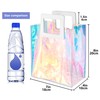 KeerxunBag 1 Pack Holographic Gift Bags with Handles & 2