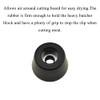 Acoeitl Black Soft Cutting Board Rubber Feet with Metal Screws