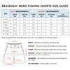 BASSDASH Men's 6" Fishing Shorts UPF 50+ Water Resistant Quick