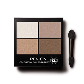 Revlon Color Stay Day To Night Eyeshadow Quad 555 Moonlit: Color Image: Contouring Brown REVLON COLORSTAY DAY TO NIGHT(TM) EYESHADOW QUAD 555 MOONLIT Moonlit (555) 4.8g 1 piece (x 1)