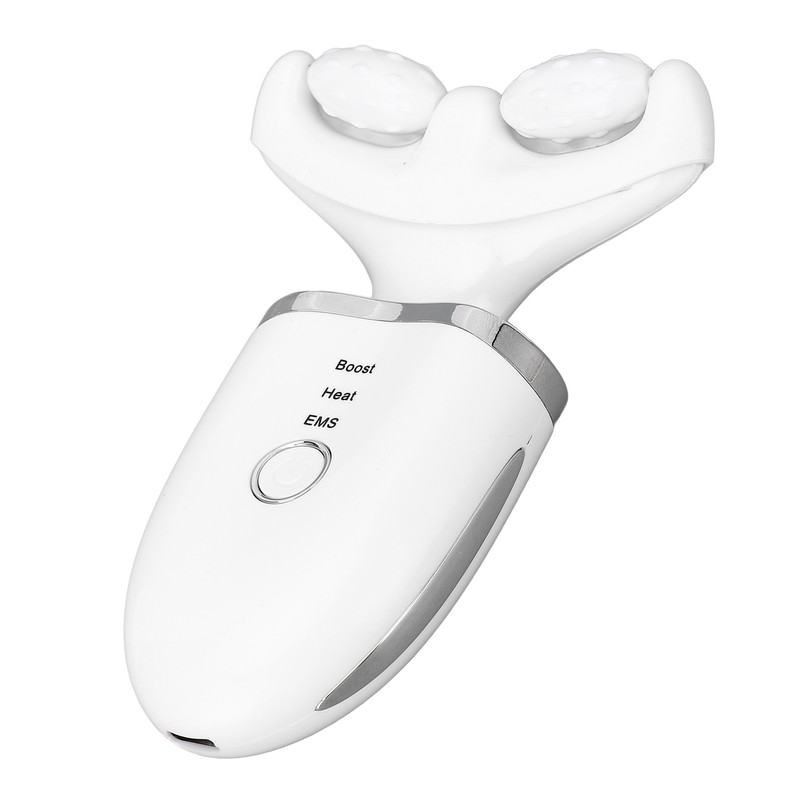 LED Neck Face Beauty Device with Detachable Massage Roller Heating