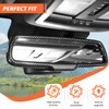 Carbon fiber Rear View Mirror Cover Trim Frame Interior Accessories