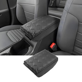 Coleya for 2025 2026 Kia K4 Center Console Cover for Kia K4 (LX/LXS/EX/GT-Line/GT-Line Turbo), Comfy &Cushion Leather K4 Armrest Cover 2026 2025 K4 Accessories (Padded)