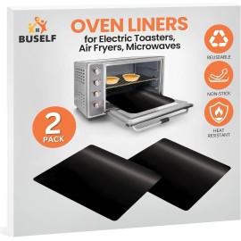 Buself Toaster Oven Liner – Compatible with Breville, Cuisinart, Black & Decker, Dash