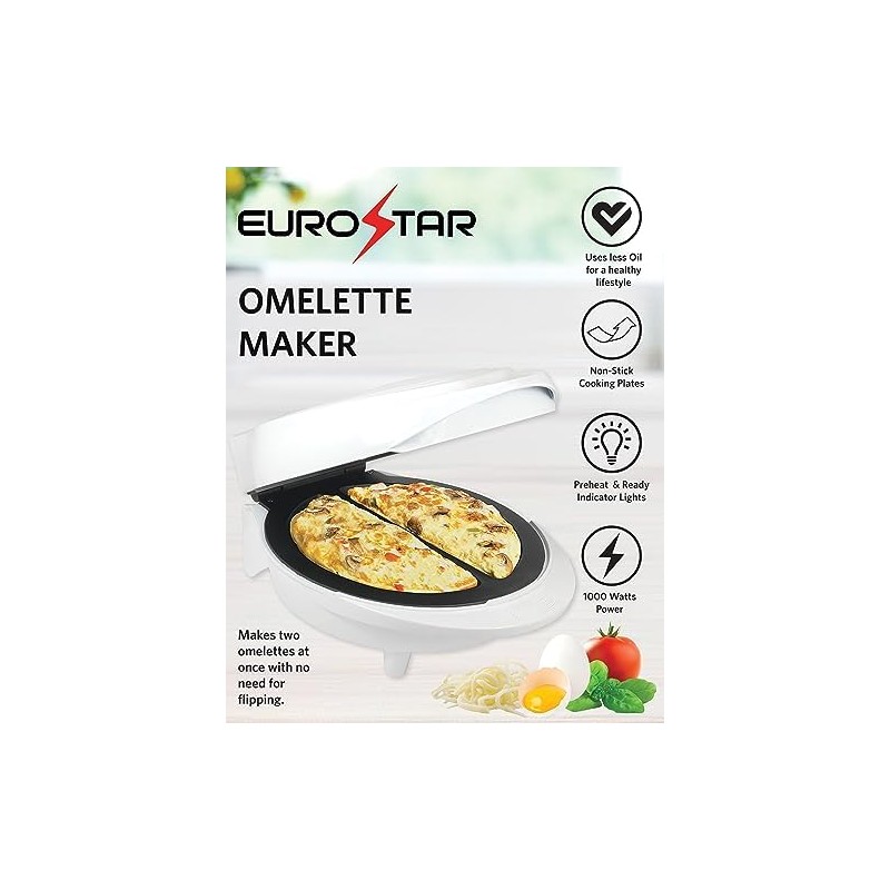 EUROSTAR Omelette Maker, White