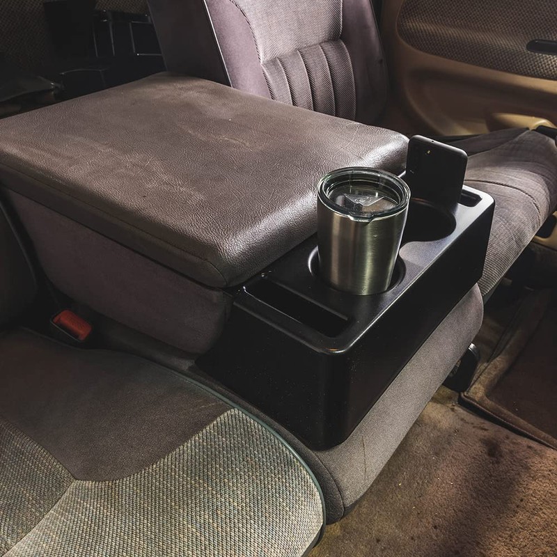GlowShift Cup Holder Add-On Center Console Attachment Compatible with Dodge