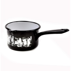 ピー・オー・エス Moomin Muurla Enamel Black Jam Milk Saucepan 約250×105×145mm