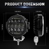 Aaiwa Round LED Work Light, 60W Flood Spot Combo Beam