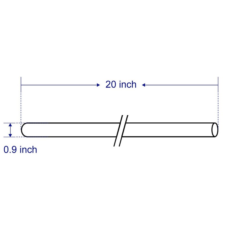 HQUA-TWS-12Q Quartz Sleeve for TWS 12GPM Water Purifier, 4 O-Rings