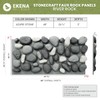 EverStone River Rock Faux Rock Panel, 49"W x 24 3/4"H