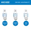 HICKIES No Tie Shoelaces For Adults Premium Electric Blue Shoe