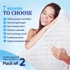 Eutony Pillow Protectors 2 Pack Quilted Zipped - Ultra Luxe