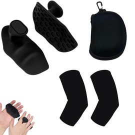 XdealCozyxc Gym Hand Grips, Anti-Slip Weight Lifting Grips for Men Women Training & Exercise