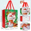 Gfractolux Christmas Gift Bags for Presents, 4 Pack Multipack Medium