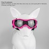 Dog Goggles UV Protection Adjustable Strap Soft Frame Waterproof Anti