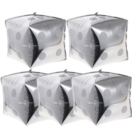Ipetboom Foil Balloons Cube Dice Design Perfect for 90s Theme Parties Poker Decorations