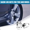 Gaemi 7/16 Lug Nuts, 20 PCS Chrome Closed End Bulge
