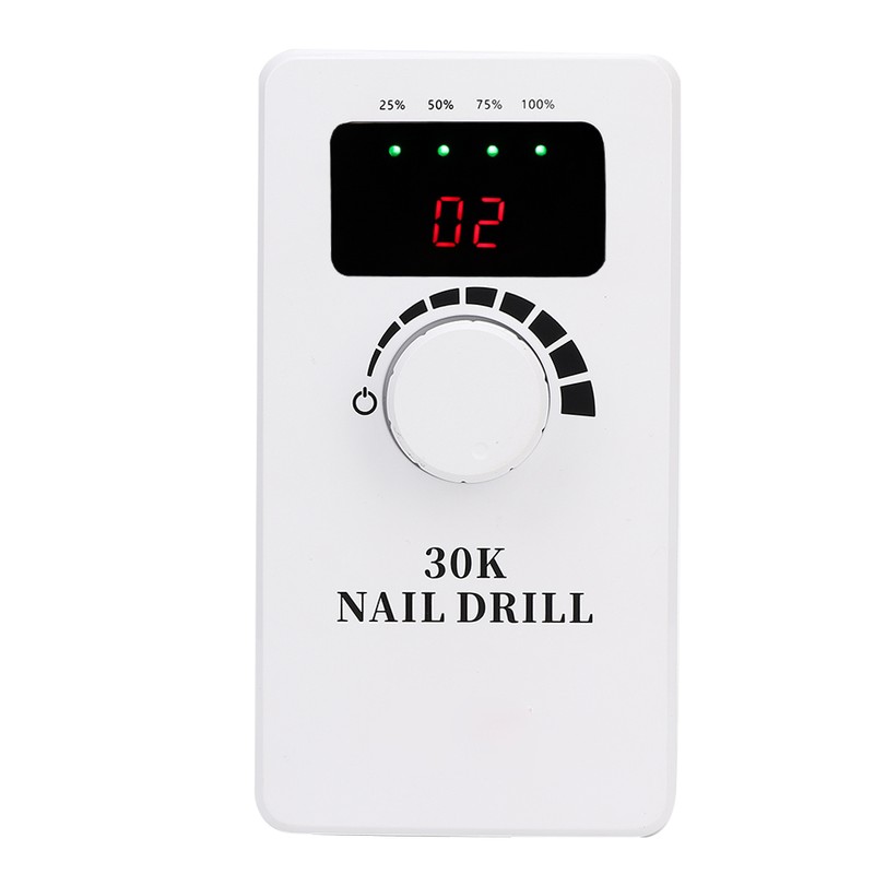 30000RPM Portable Nail Drill Machine Electric Nail Grinding Buffing Polisher