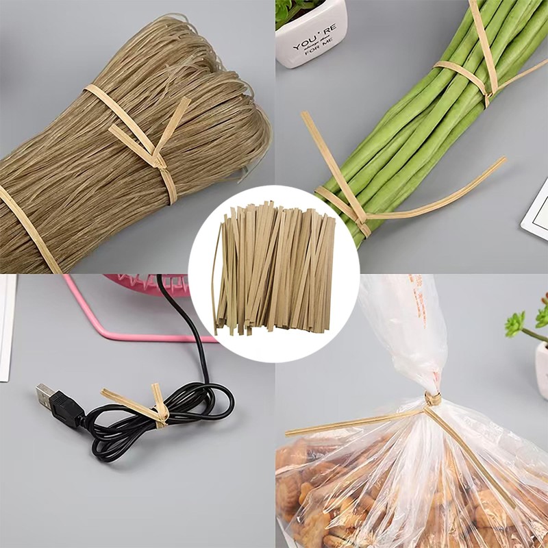 DEVENTORZ Biny Tie, Wrapping Tie, Kraft Paper, Wire Tie, About