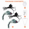 FYNIGO 2 Pcs Self Play Hanging Door Cat Mouse Toys