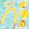 Hollowfly 2 Pack Jumbo Pool Noodles Floating Pool Noodles Foam