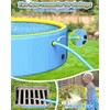 Yivsen 63in Sturdy Dog Pool with Sprinkler, 2-in-1 Non-Slip Kiddie/Kids