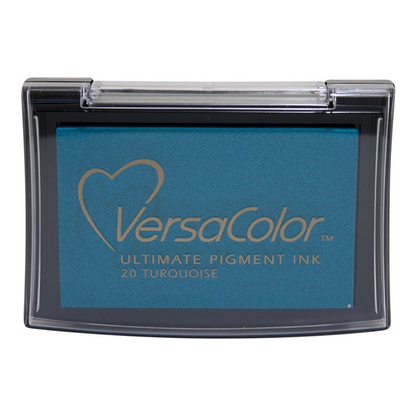 Tsukineko Full-Size VersaColor Ultimate Pigment Inkpad, Turquoise