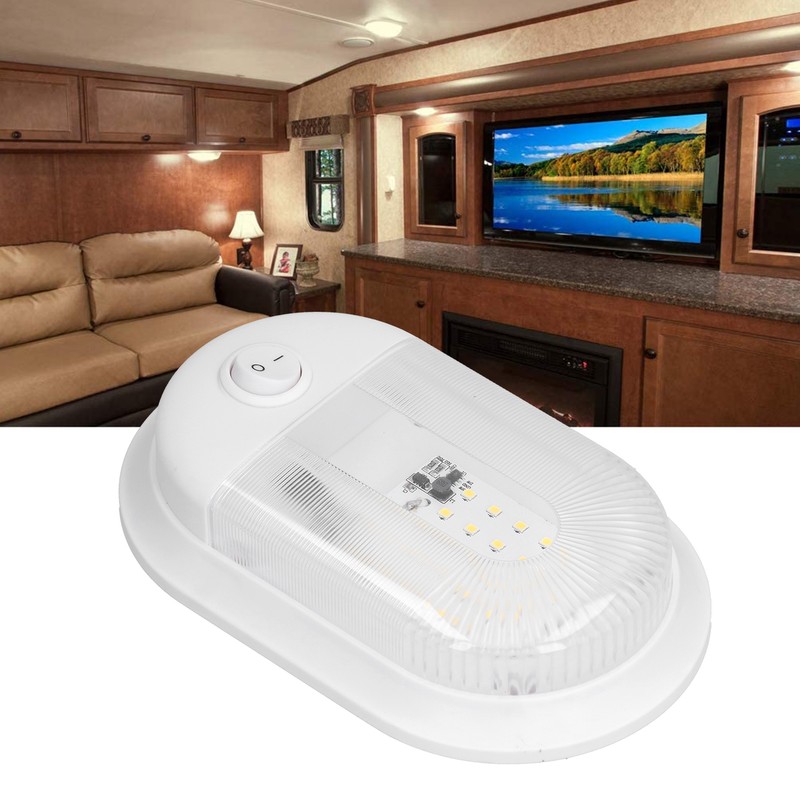 LED RV Ceiling Dome Light 360lm Dome Replacement Lighting with