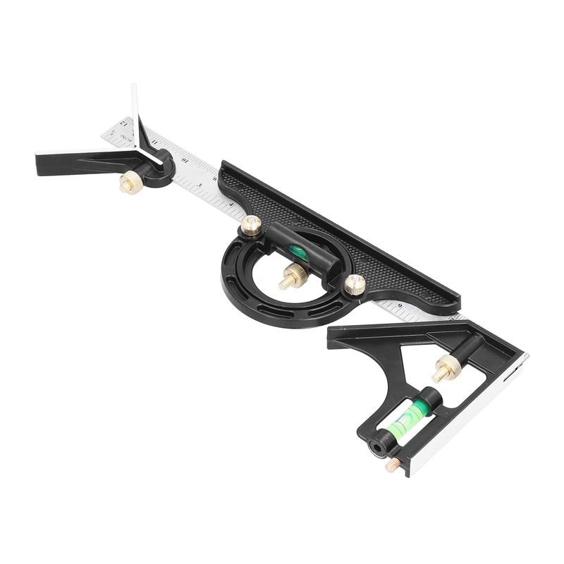 Combination Square Aluminum Alloy Stainless Steel Measuring Tool for Angle