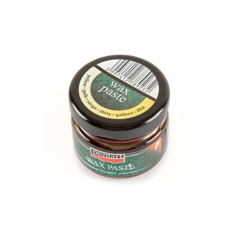 Pentart Wax Paste 20 ml Yellow, one