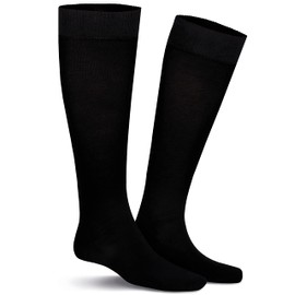 KUNERT Richard Men's Skin-friendly Knee Socks, Black 0070