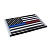 First Responders Flag Chrome Auto Emblem