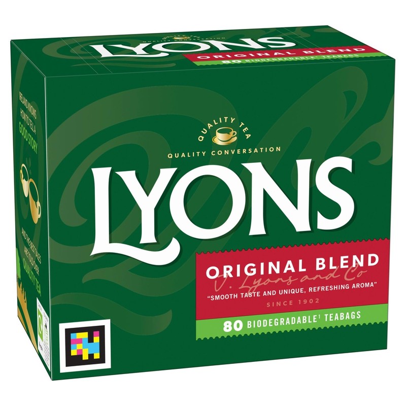 Lyons Original Tea Bags (80 Tea Bags) by Lyons Tea
