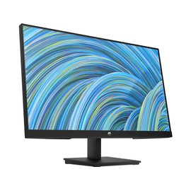 HP V24v G5 FreeSync Monitor 65P62AA#ABA Bundle with Docztorm Dock, 24" FHD VA (1920x1080) 75Hz Display, 1 HDMI 1.4, 1 VGA, VESA Mount (100x100 mm), Ideal for Home & Business, Black (2024 Latest Model)