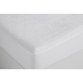 EasyCosy - Mattress Protector Size Bed 135cm (135x190/200cm) cm with 4 elastic Corners - Model DREAMS - Waterproof and breathable curl mattress Cover.
