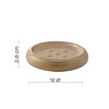 Gedy G-Astrid Bathroom Dish Gold, Size 2.6 X 12 X