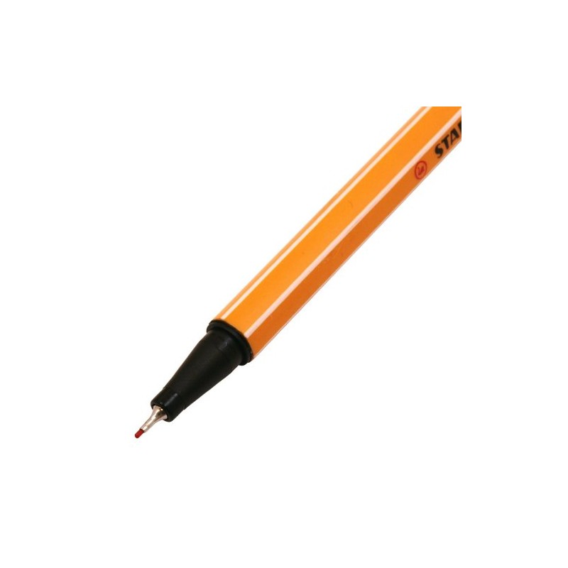 STABILO Fineliner Point 88, Line Width: 0.4 mm, Dark Red,