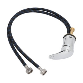 Shampoo Bed Faucet Corrosion Resistant Mixing Valve Electroplated Safe Shampoo Bowl Faucet Zinc Alloy Professional for Hairdressing Salon