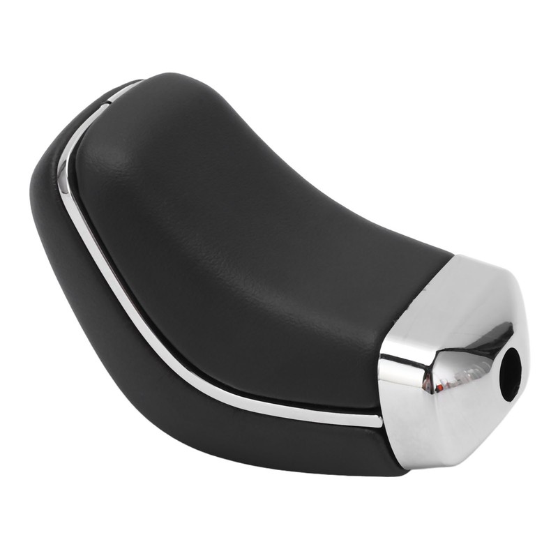 Car Automatic Gear Shift Knob Matt Black Artificial Leather Glossy