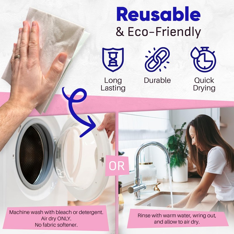 Kaywos Zezo-Fiber Microfiber Cleaning Cloth - Highly Absorbent Premium Towels