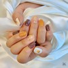 Dara Beauty 2024 October Art of the MonthAcorn Check Nail❣