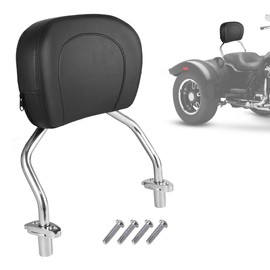 DSISIMO Detachable Passenger Backrest Sissy Bar With Back Rest Pad Compatible with for Harley Freewheeler FLRT 2015-2025 Road Glide 3 FLTRT 2023-2025