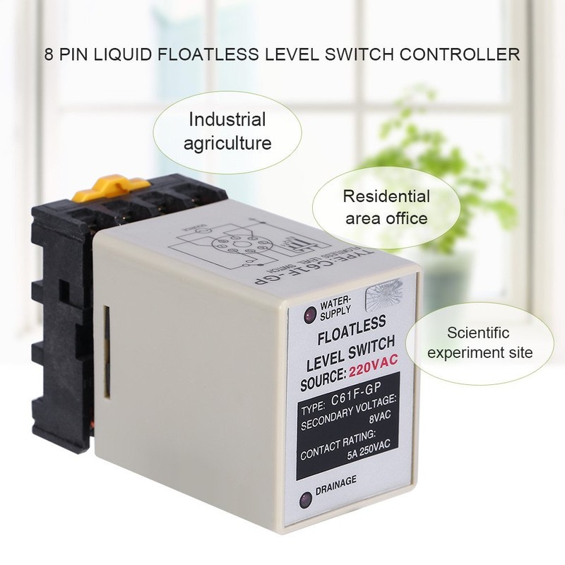 Interruptor de nivel sin flotador C61F-GP, controlador de interruptor de
