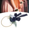 Artificial Succulents Wreath Iron Foam Greenery Wreath Portable Bridal Wreath