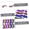 Housoutil Realistic Manga Lashes 5 Sets Diy Fake Eyelashes Women