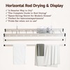 bimiti Ceiling Mounted Hanging Dry Rack, 47 Inch Space-Saving Clothes
