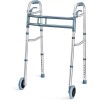 Medical King Walker with Wheels, Adjustable Walker, Folding Walker with